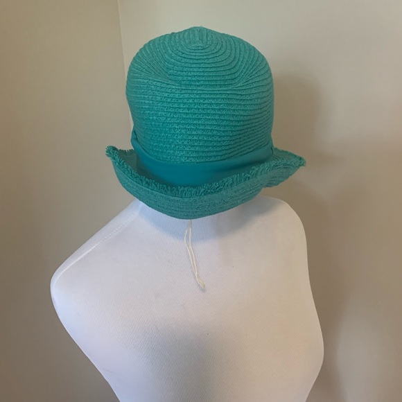 Teal Women's Sun Hat - Picture 2 of 3